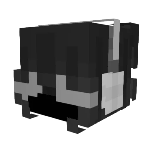 AAC1407 Minecraft avatar head, 3D render
