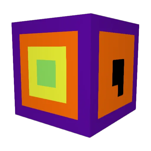 AAELR_XY Minecraft avatar head, 3D render