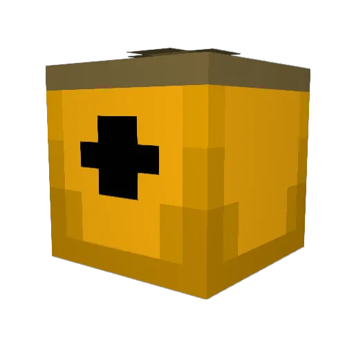 AAGame Minecraft avatar head, 3D render
