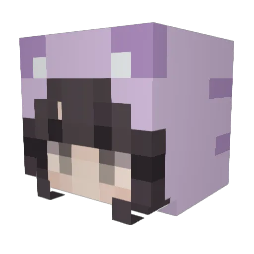 AALVVA Minecraft avatar head, 3D render