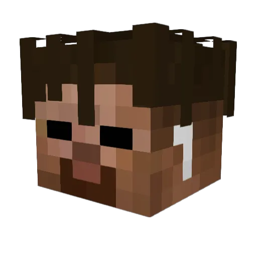 AARONTUPAPICHULO Minecraft avatar head, 3D render