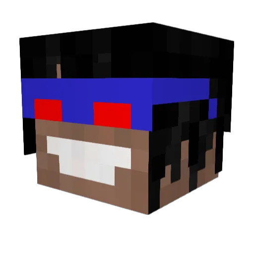 AATroop Minecraft avatar head, 3D render