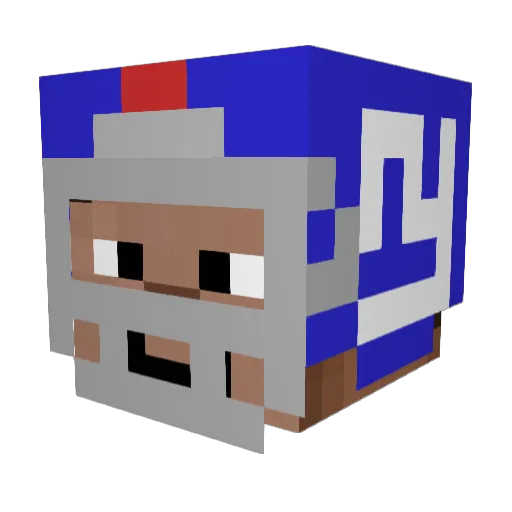 AAU5 Minecraft avatar head, 3D render