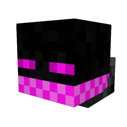 AAYHF1 Minecraft avatar head, 3D render
