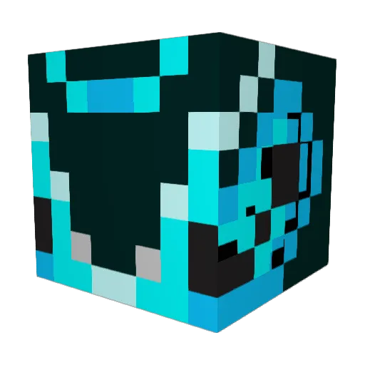 AA_Doom Minecraft avatar head, 3D render