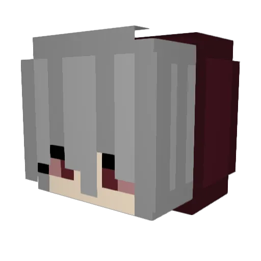 AA_cup Minecraft avatar head, 3D render