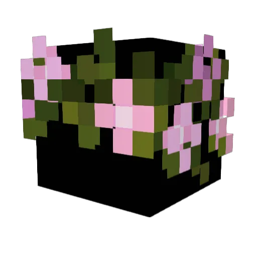 ABADDON6_6 Minecraft avatar head, 3D render