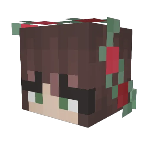ABBY5316 Minecraft avatar head, 3D render