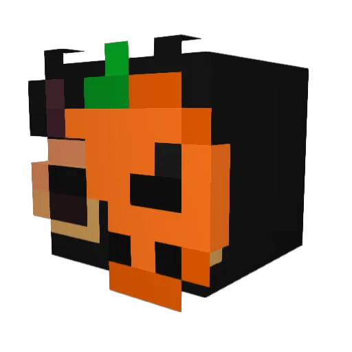 ABC_Nova Minecraft avatar head, 3D render