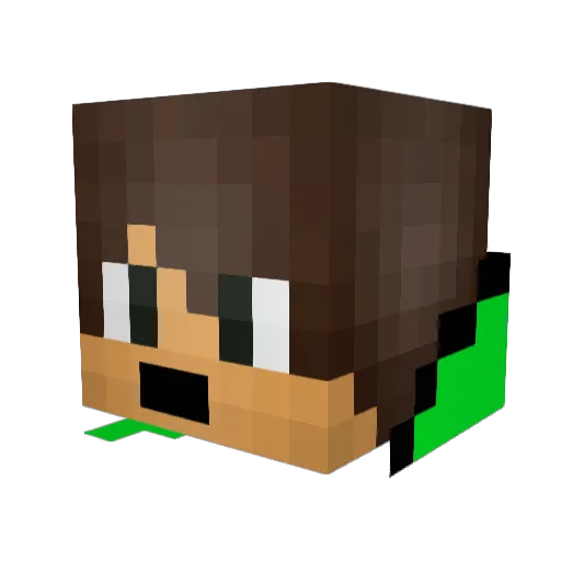 ABDEL1389 Minecraft avatar head, 3D render