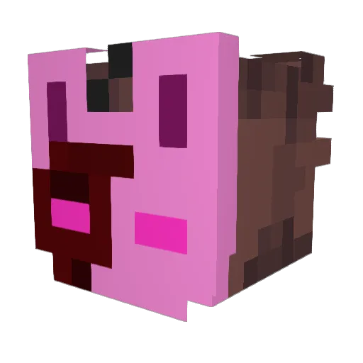ABFranger Minecraft avatar head, 3D render