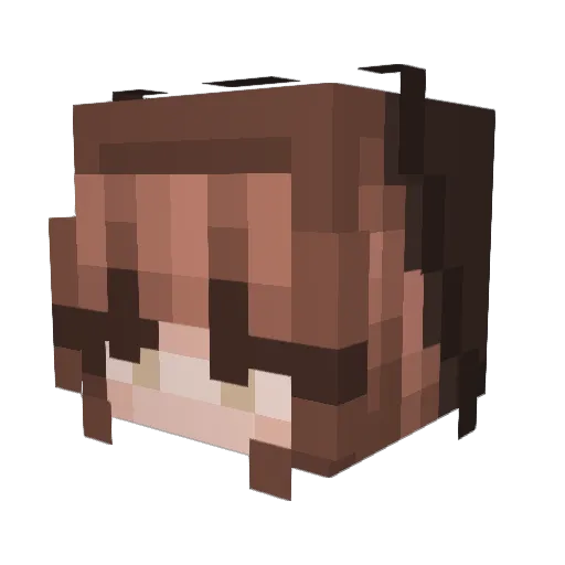 ABL_ArcticFox Minecraft avatar head, 3D render