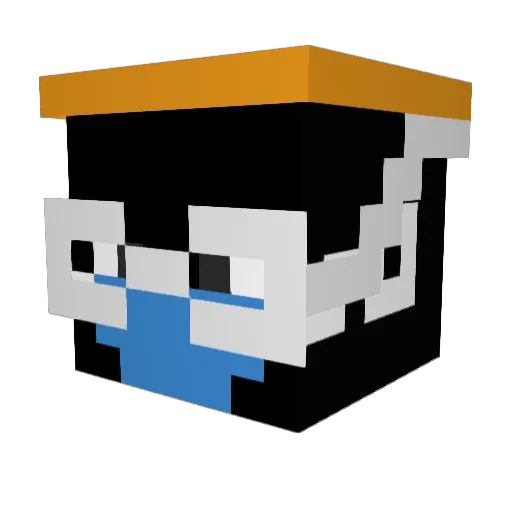 ABOODY12129 Minecraft avatar head, 3D render