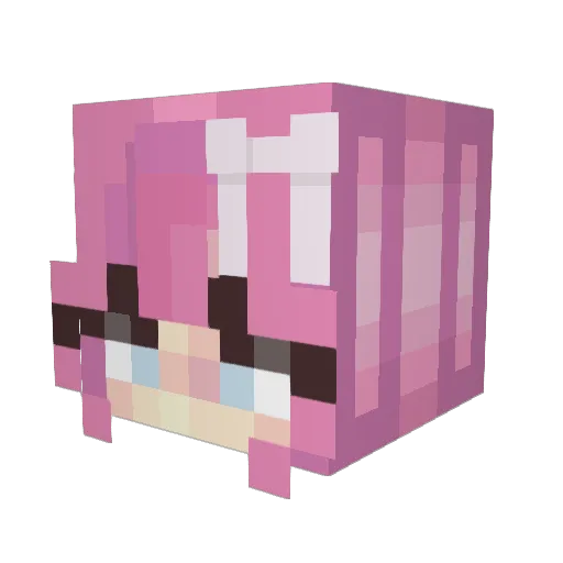 ABO_BAYAN Minecraft avatar head, 3D render