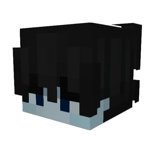 ABSURDALMOND11 Minecraft avatar head, 3D render