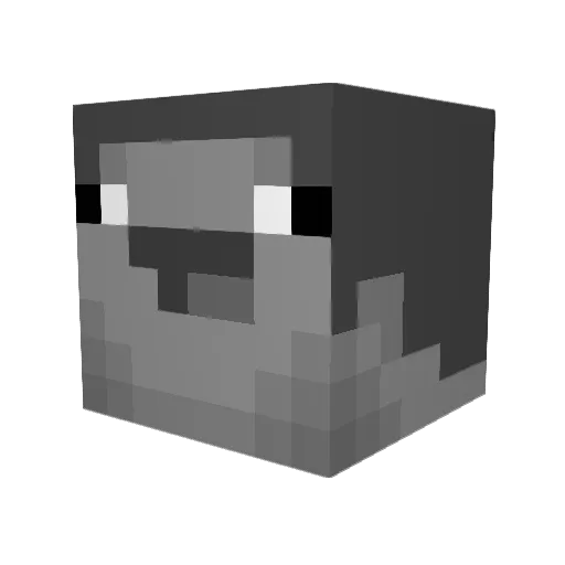 ABXbeast1337 Minecraft avatar head, 3D render