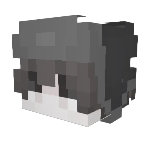 ABYSSMEMBERJOEL Minecraft avatar head, 3D render