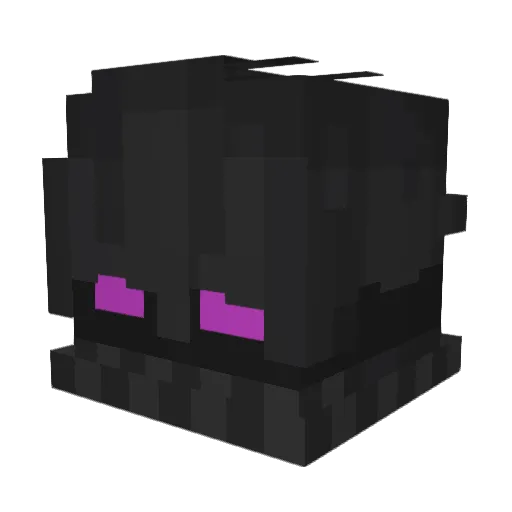 ABZU_THEKING Minecraft avatar head, 3D render