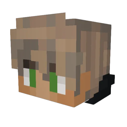 AB_Breezy Minecraft avatar head, 3D render