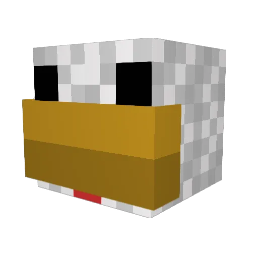 ABagOfCheetos Minecraft avatar head, 3D render