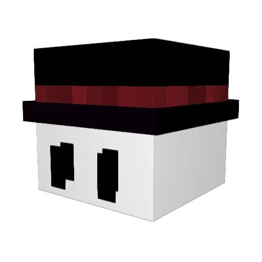 ABandC1 Minecraft avatar head, 3D render