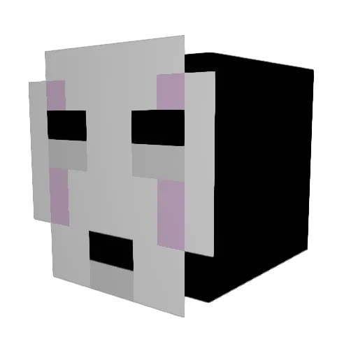 ABathingApe Minecraft avatar head, 3D render