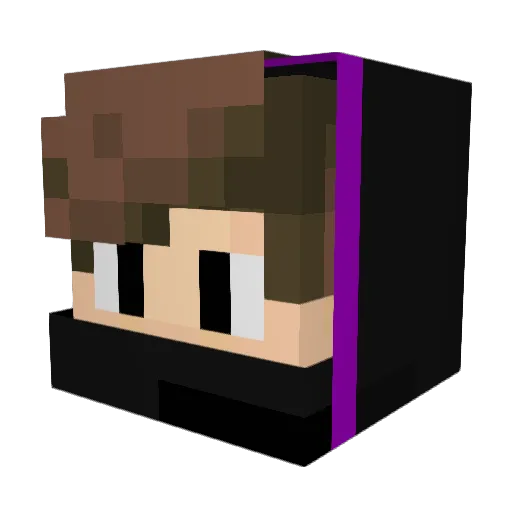 ABew332211 Minecraft avatar head, 3D render