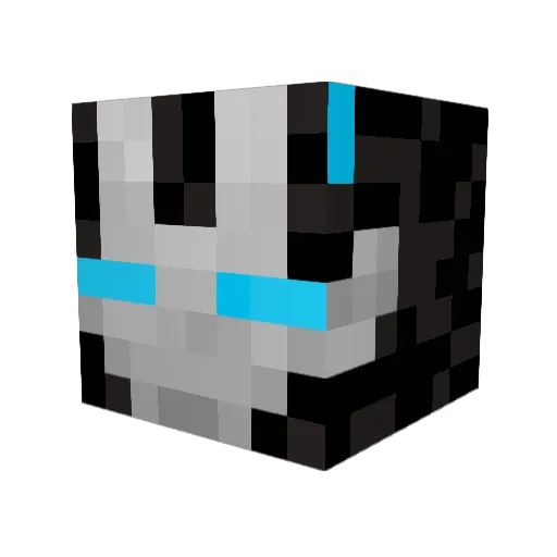 ABossLikeMe Minecraft avatar head, 3D render