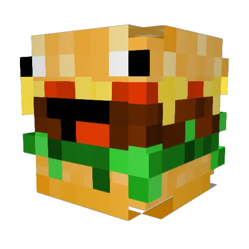 ABzomb1e Minecraft avatar head, 3D render