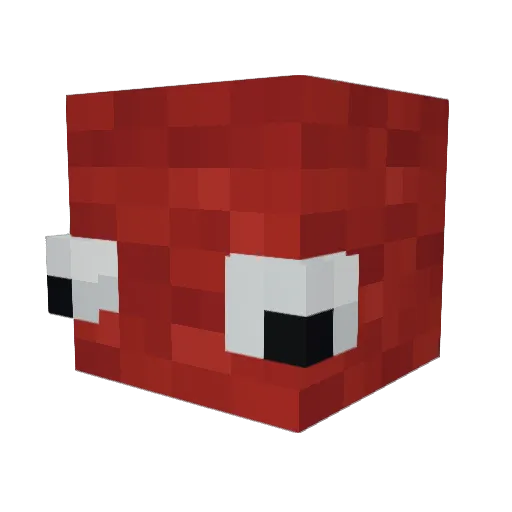 AC3V3DO Minecraft avatar head, 3D render