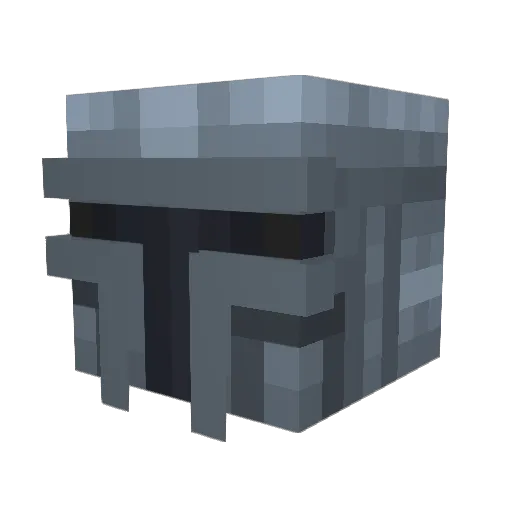 ACCJVR3 Minecraft avatar head, 3D render