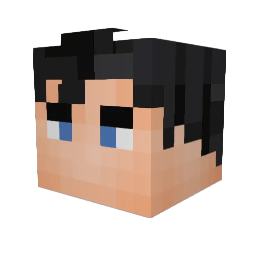 ACChris_11 Minecraft avatar head, 3D render