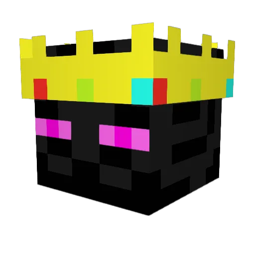 ACE07__ Minecraft avatar head, 3D render