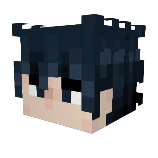 ACE36O Minecraft avatar head, 3D render