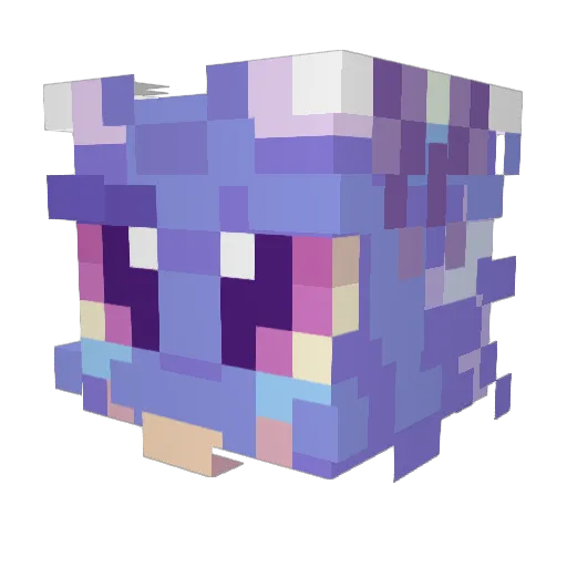 ACEONATION Minecraft avatar head, 3D render