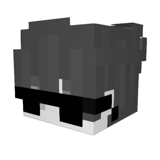 ACEPIE21 Minecraft avatar head, 3D render