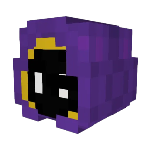 ACE_037 Minecraft avatar head, 3D render