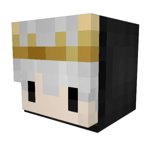 ACEofCRAFTERZ Minecraft avatar head, 3D render