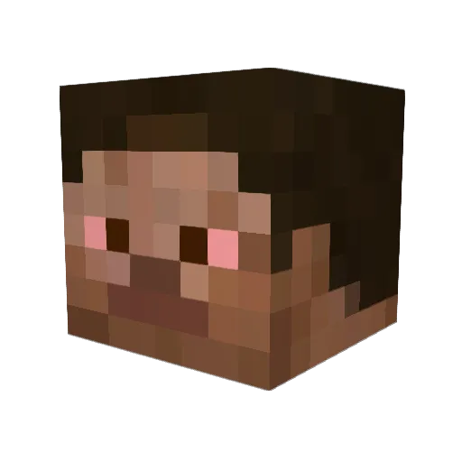 ACEspacyMC Minecraft avatar head, 3D render