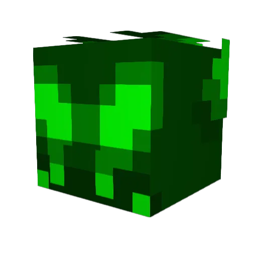 ACIDid Minecraft avatar head, 3D render