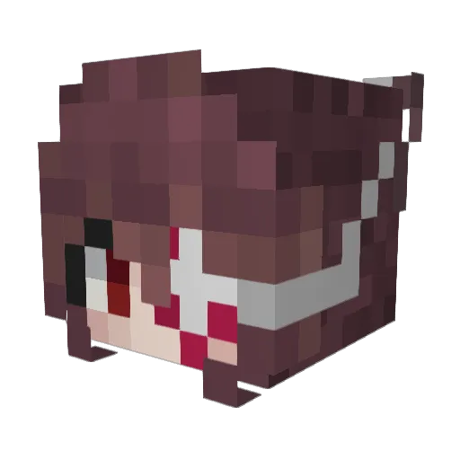 ACMKBOY Minecraft avatar head, 3D render
