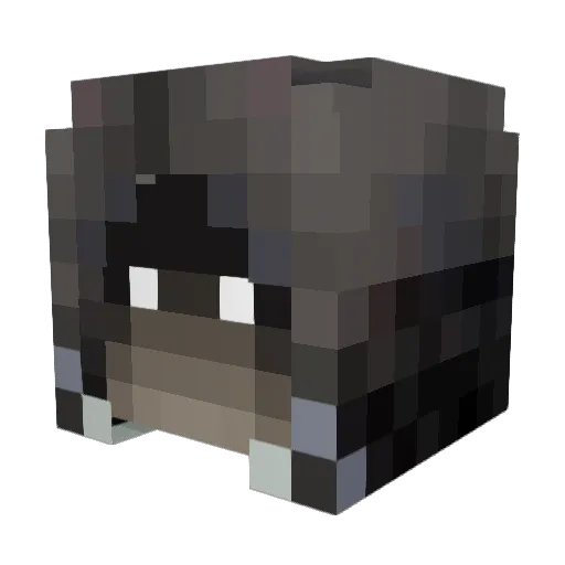 ACMX94 Minecraft avatar head, 3D render