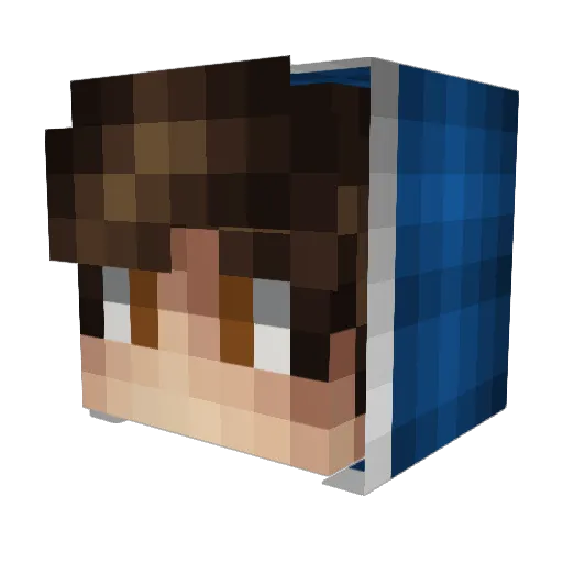 ACPetersonMN Minecraft avatar head, 3D render