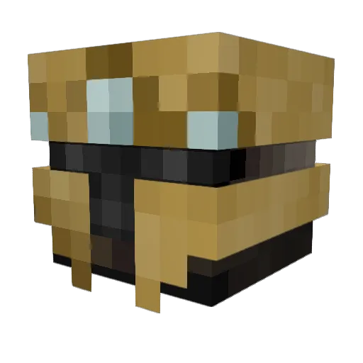 ACTONE Minecraft avatar head, 3D render