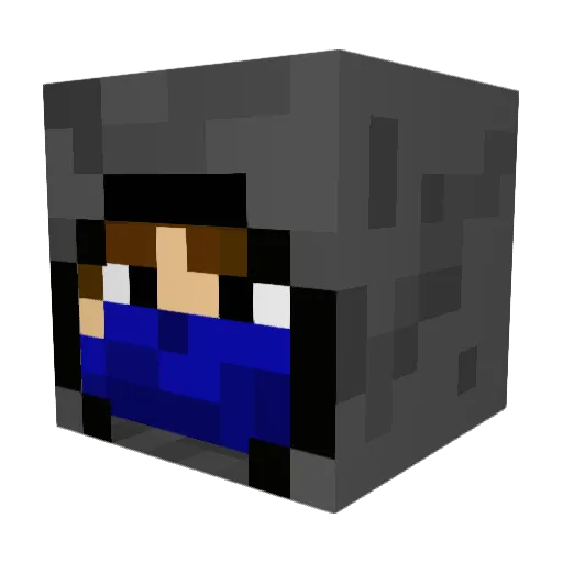 AC_Danny Minecraft avatar head, 3D render