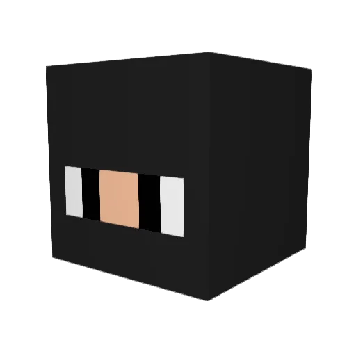 AC_Henry Minecraft avatar head, 3D render