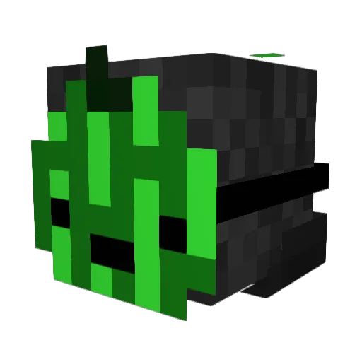 ACheeseGrater Minecraft avatar head, 3D render