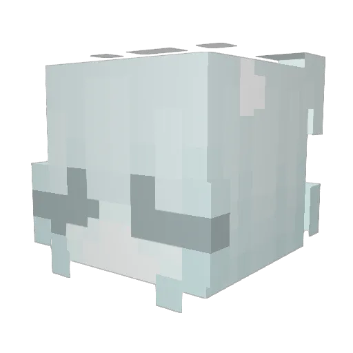 AChenY Minecraft avatar head, 3D render