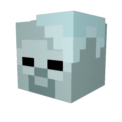 AColdZombie Minecraft avatar head, 3D render