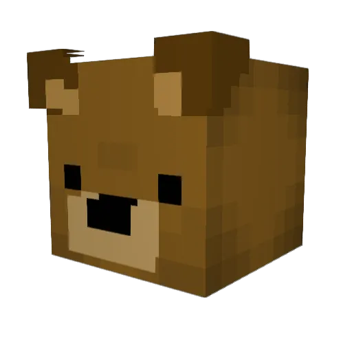 ACooper15 Minecraft avatar head, 3D render